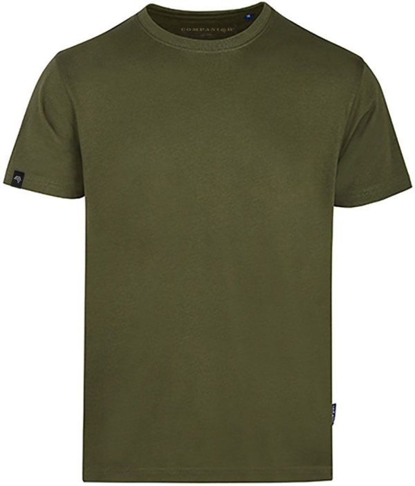 RMH 0101 ― Herren Luxury Bio-Baumwolle T-Shirt - Olive Grün Zu verkaufen – Bild 2