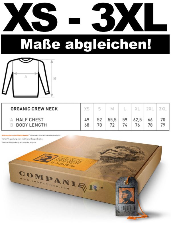 BAC U31B ― Weiches Unisex Bio-Baumwolle Sweatshirt - Mocha Brown Online-Schn?ppchen – Bild 4