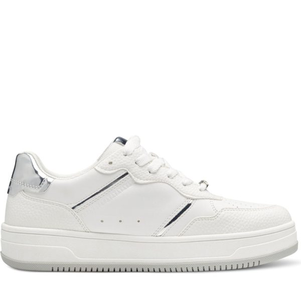 leisure trainers white silver Im Angebot – Bild 3