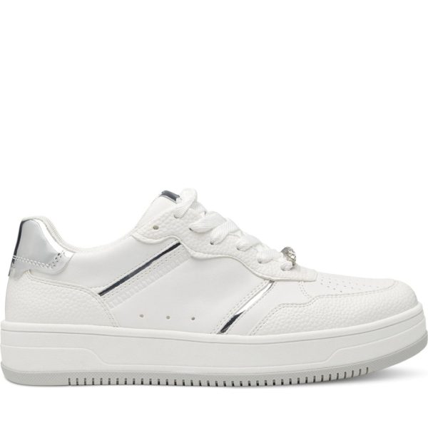 leisure trainers white silver Im Angebot – Bild 2