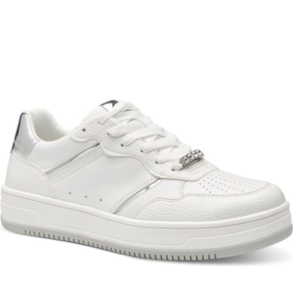 leisure trainers white silver Im Angebot