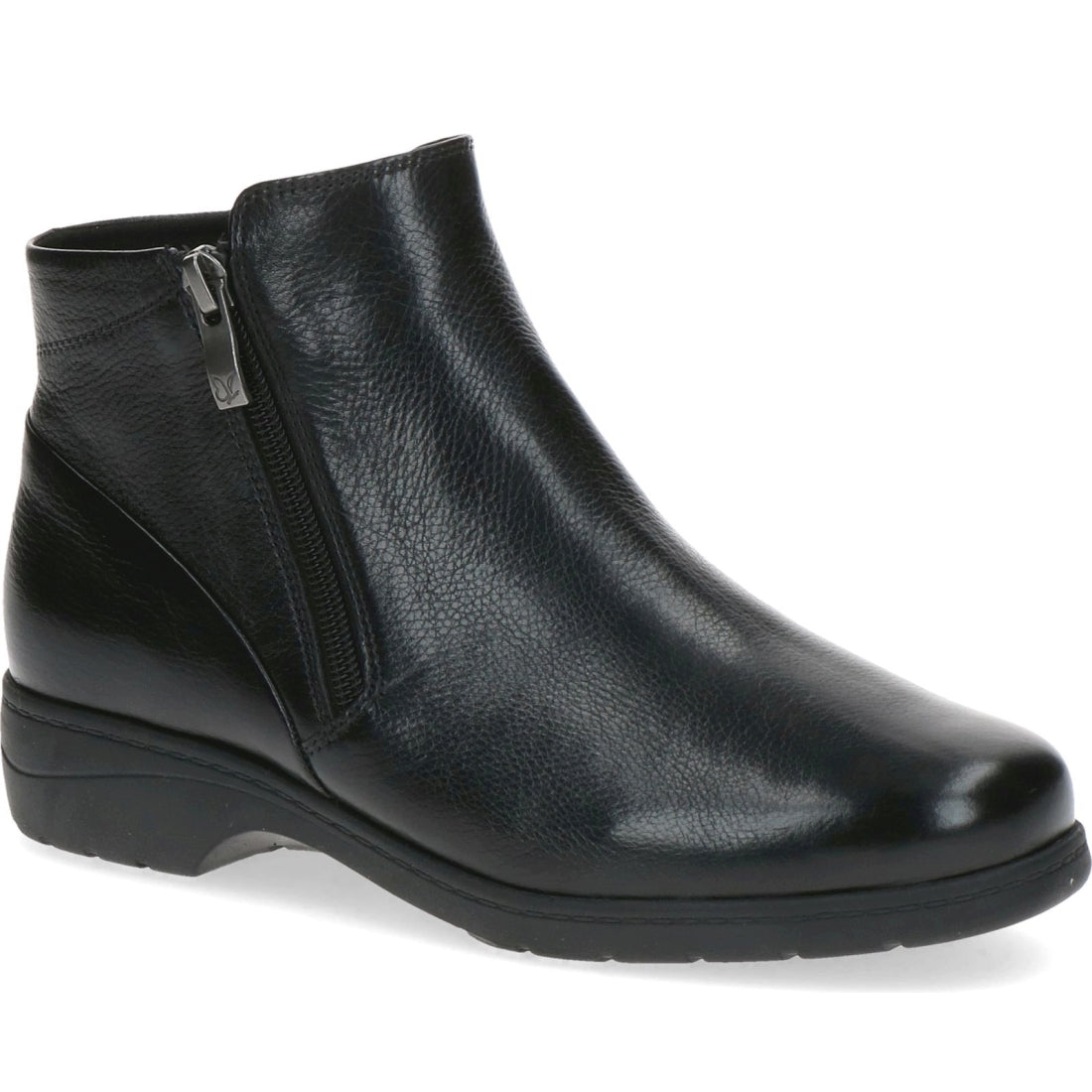 black nappa casual closed booties Online