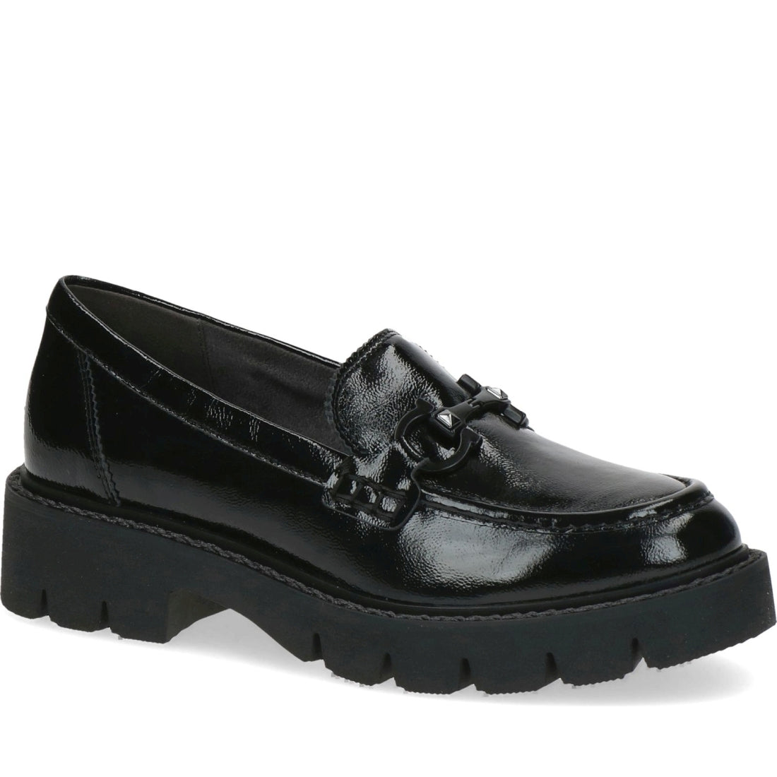 black naplak casual closed loafers Rabatt