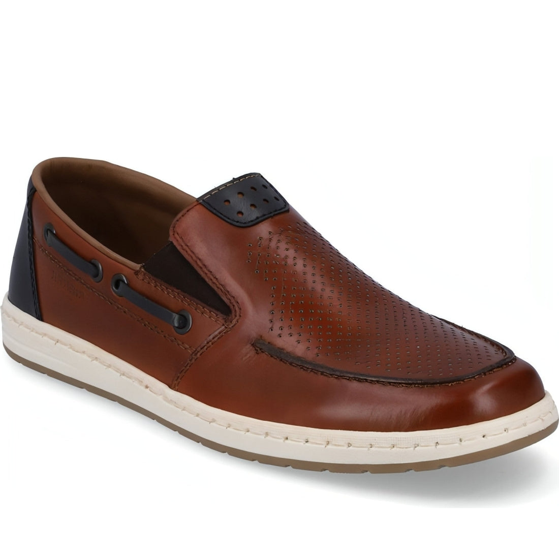 brown casual closed mocasins Rabatt