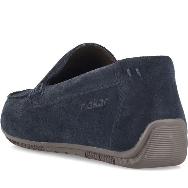 blue classic closed mocasins Im Angebot – Bild 3