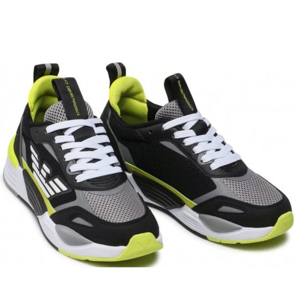 black silver shark casual closed sneaker Online-Verkauf – Bild 5