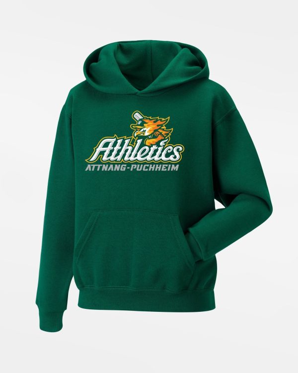 Russell Kids Basic Hoodie  Attnang-Athletics , Primary Logo, dunkelgrün Online